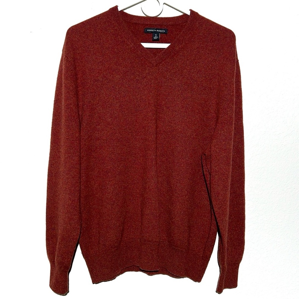 100% Cashmere Kenneth Robert’s Sweater Pullover